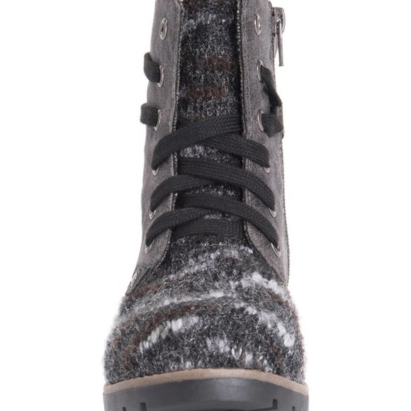 NWT Muk Luks Women's Evrill Boots Grey Size 7 - Style #16920 MSRP: $89 - Picture 5 of 6